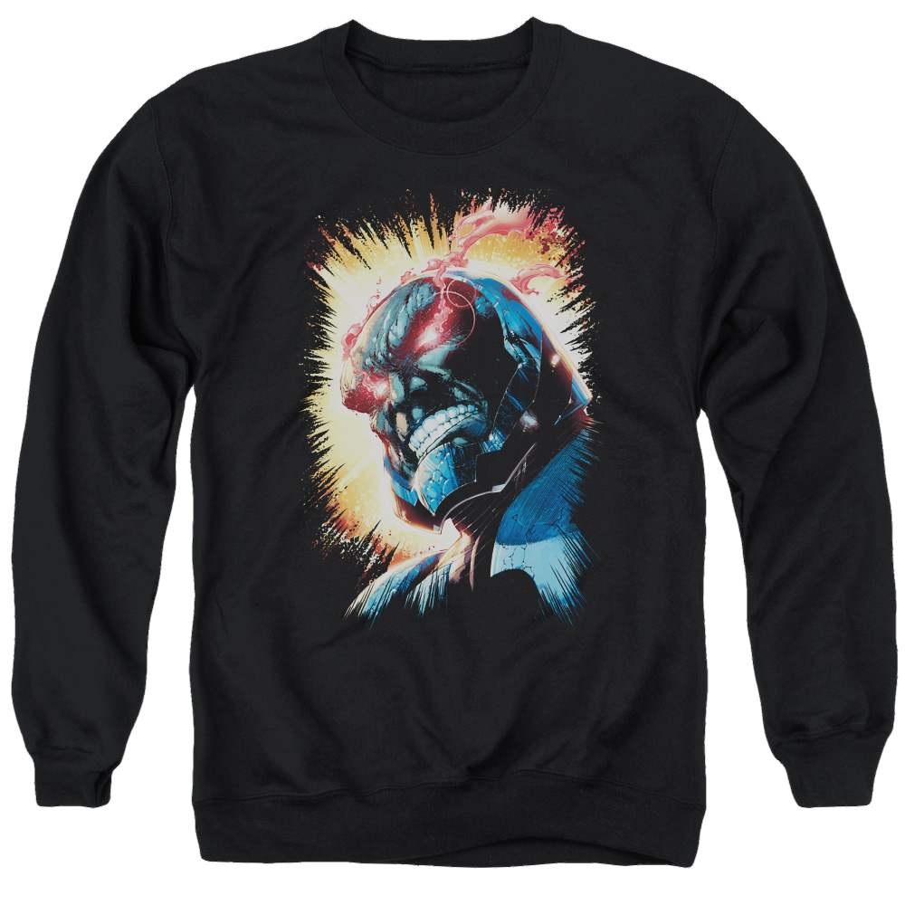 Justice League Darkseid Is Men's Crewneck Sweatshirt Men's Crewneck Sweatshirt DC Comics