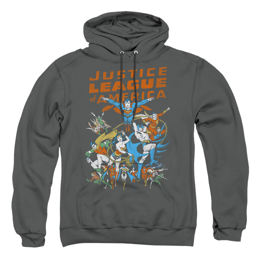 Justice League Big Group Pullover Hoodie Pullover Hoodie Justice League