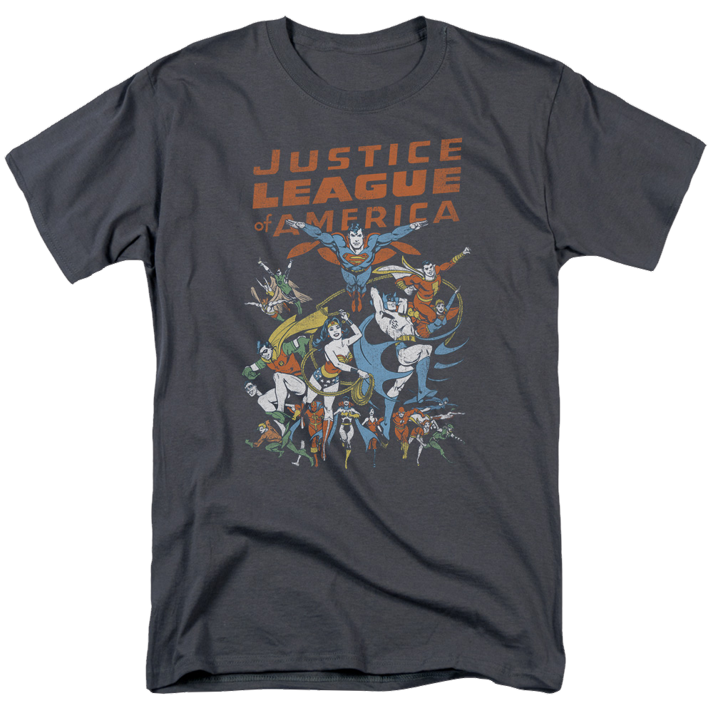 Justice League Big Group Men's Regular Fit T-Shirt Men's Regular Fit T-Shirt Justice League