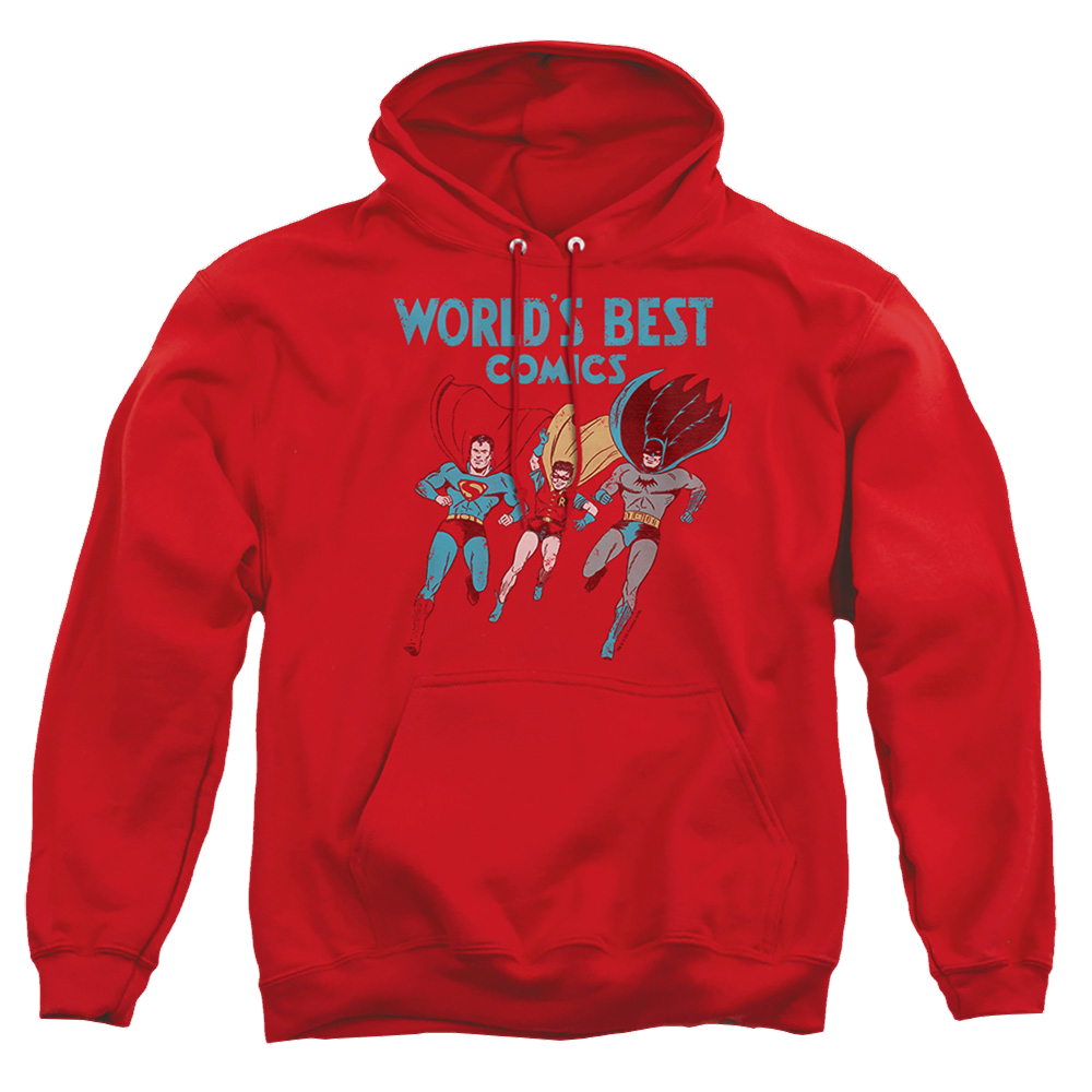 Justice League Worlds Best Pullover Hoodie Pullover Hoodie Justice League