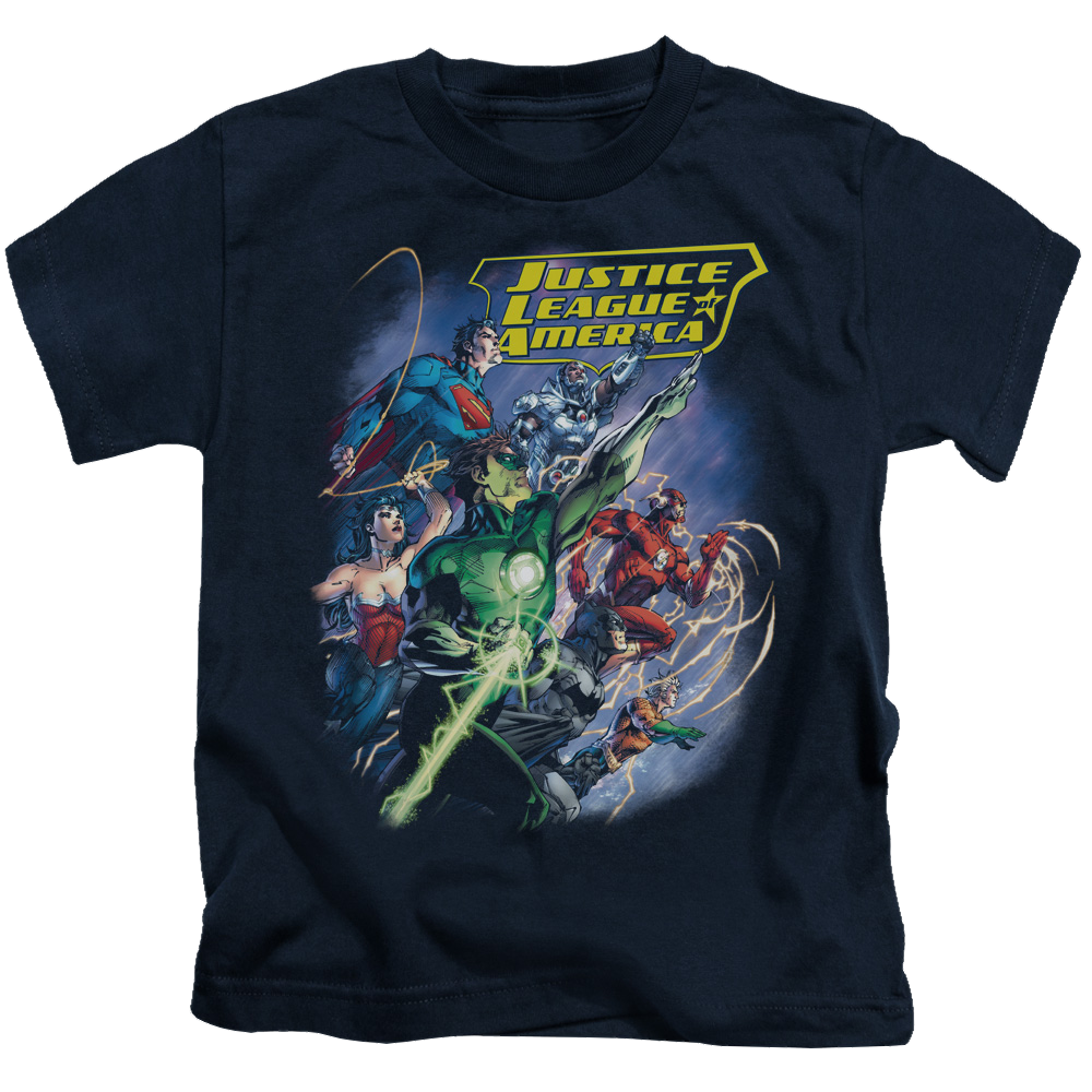 Justice League Onward - Kid's T-Shirt Kid's T-Shirt (Ages 4-7) Justice League