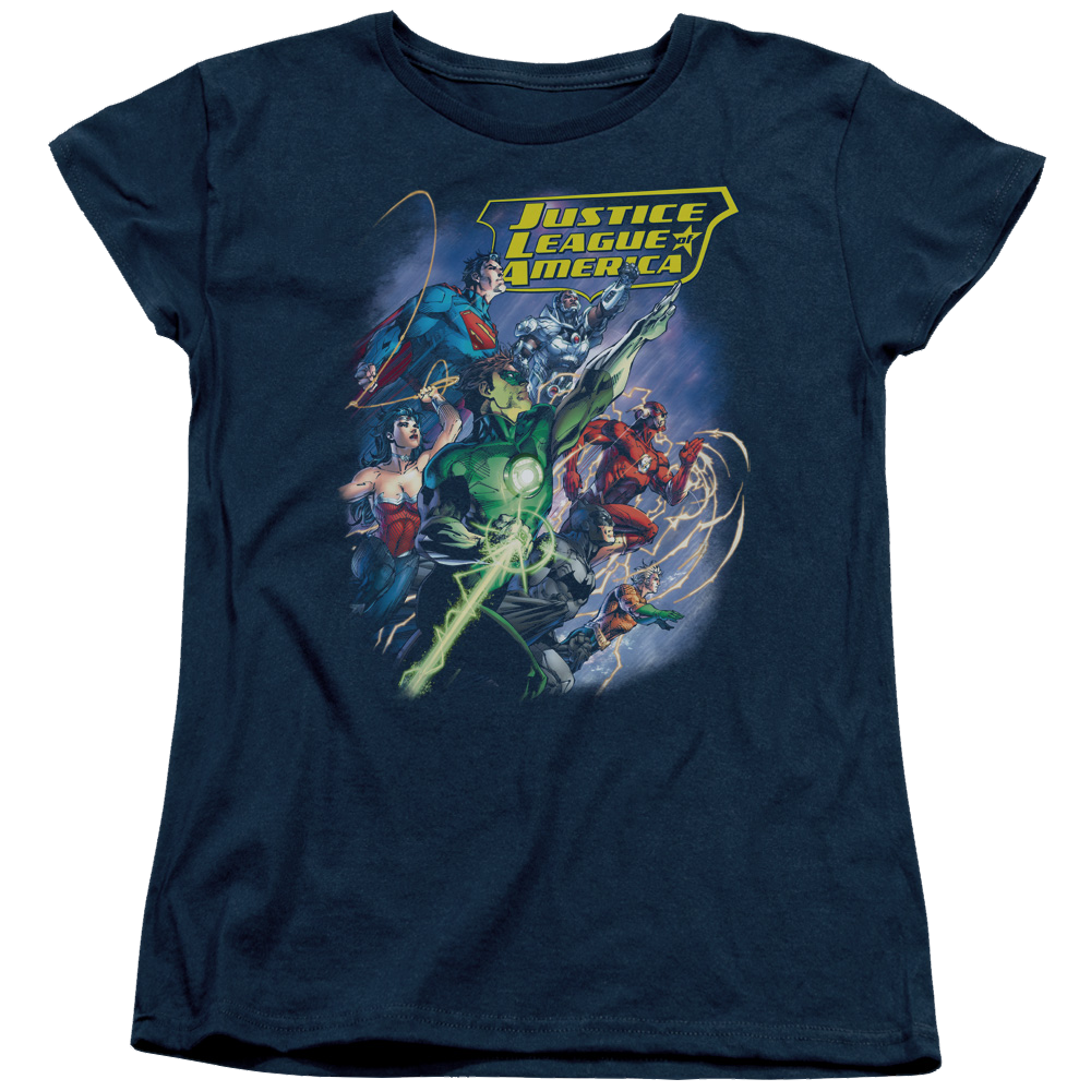 Justice League Onward Women's T-Shirt Women's T-Shirt Justice League