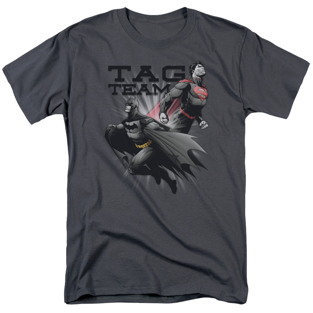 Justice League Tag Team Men's Regular Fit T-Shirt Men's Regular Fit T-Shirt Justice League