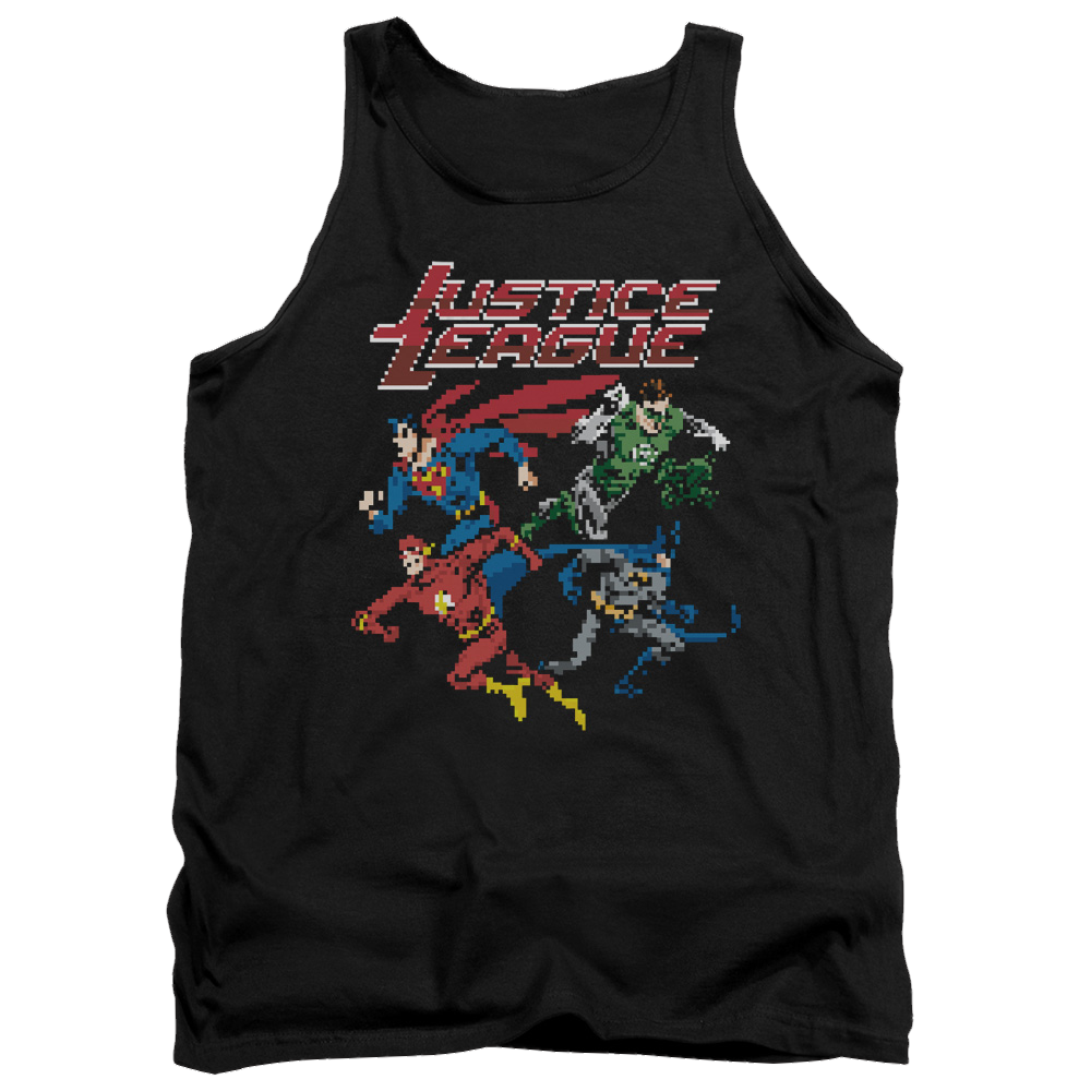 Justice League Pixel League Men's Tank Men's Tank Justice League