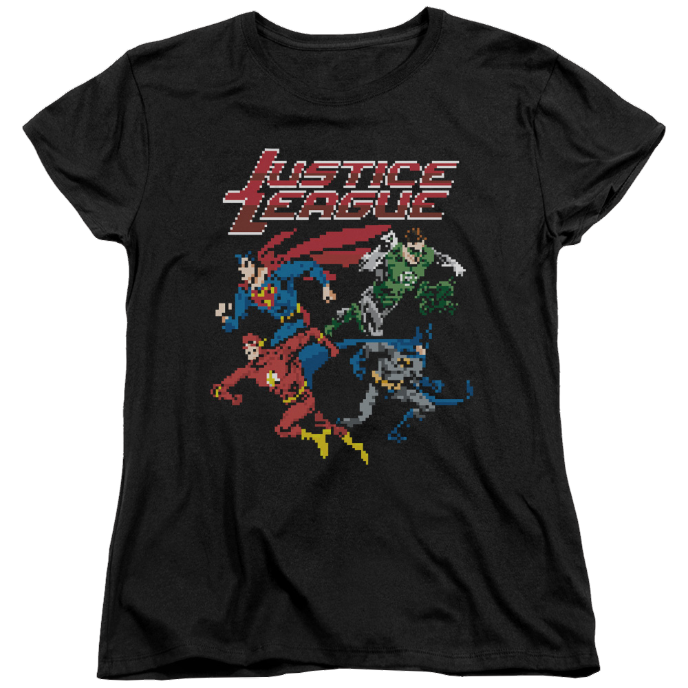 Justice League Pixel League Women's T-Shirt Women's T-Shirt Justice League