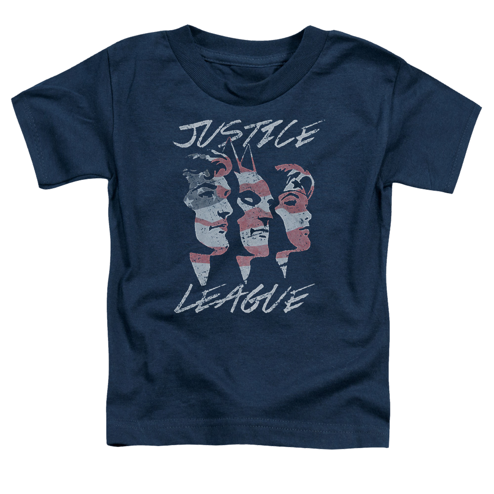 Justice League Justice For America - Toddler T-Shirt Toddler T-Shirt Justice League