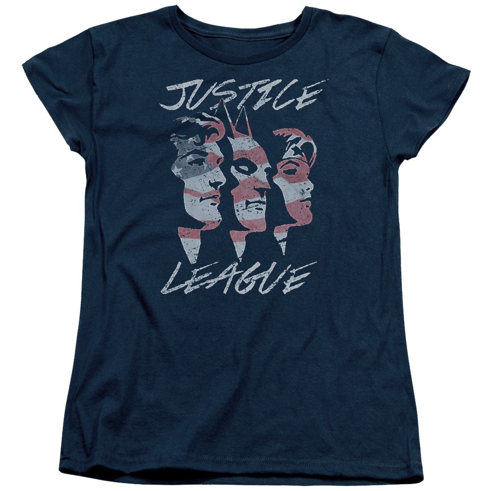 Justice League Justice For America Women's T-Shirt Women's T-Shirt Justice League
