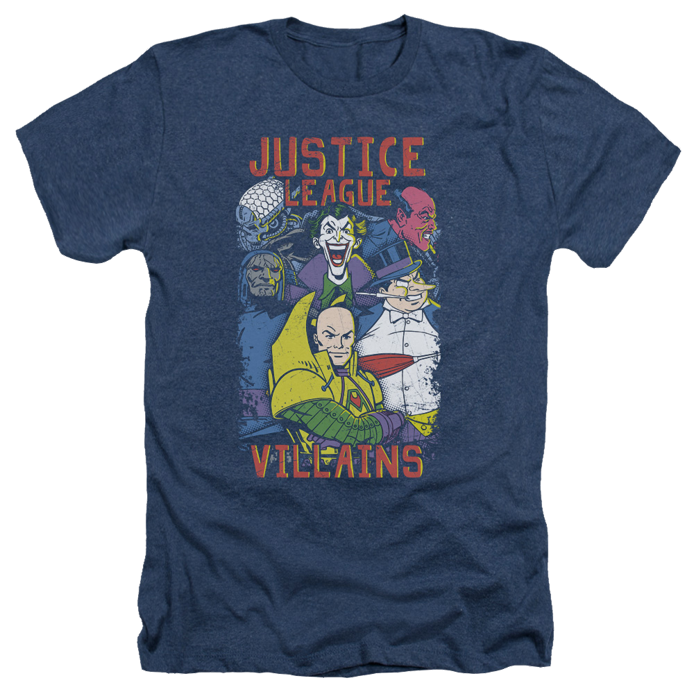 Justice League Villains Men's Heather T-Shirt Men's Heather T-Shirt Justice League