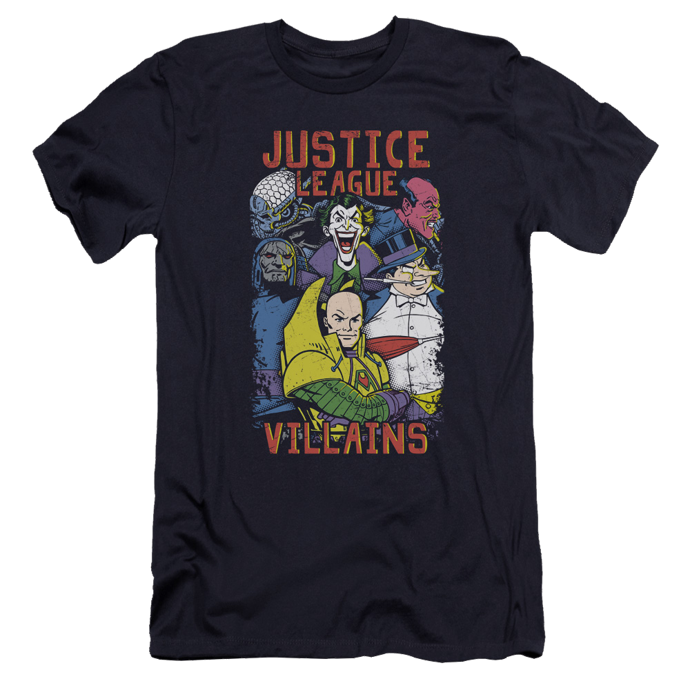 Justice League Villains Men's Premium Slim Fit T-Shirt Men's Premium Slim Fit T-Shirt Justice League
