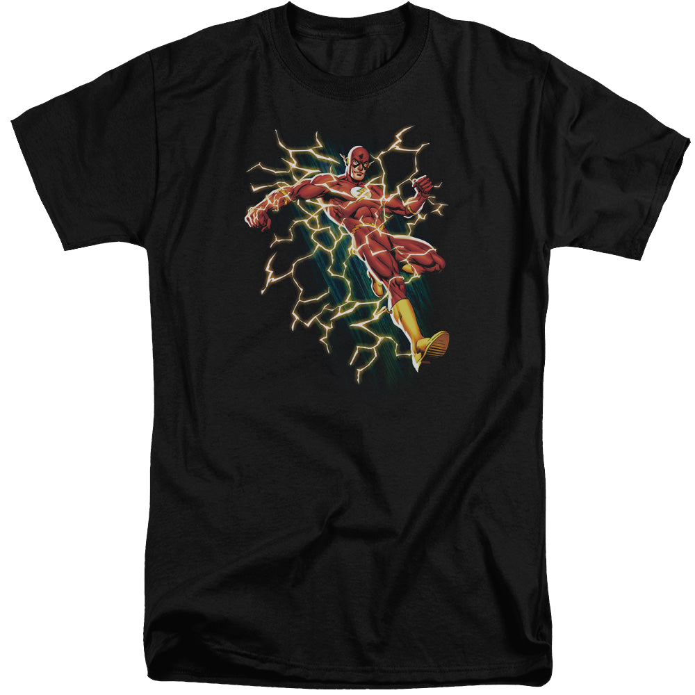 Flash, The Flash Symbol Knockout - Men's Tall Fit T-Shirt Men's Tall Fit T-Shirt The Flash