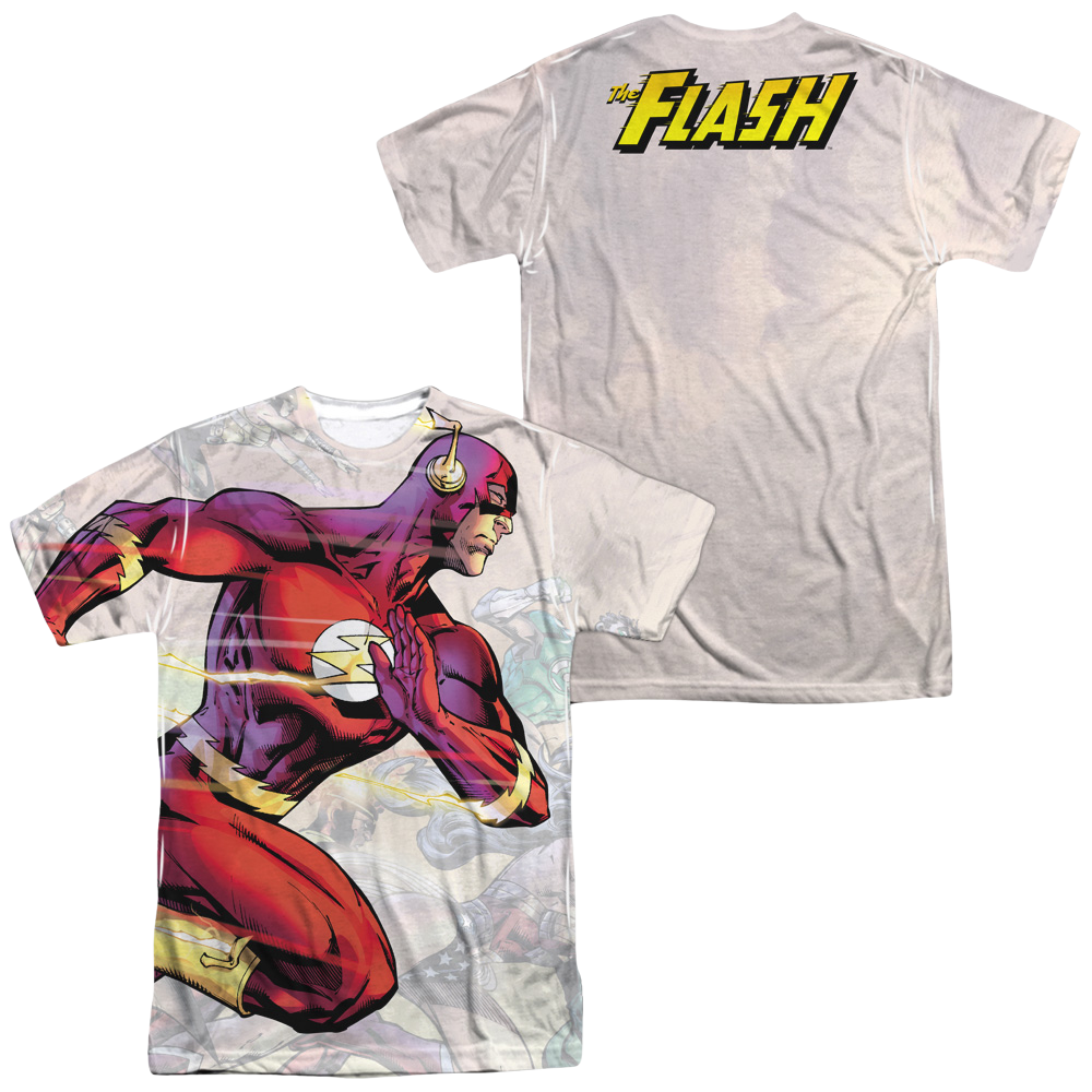 Justice League Taking The Lead Men's All Over Print T-Shirt Men's All-Over Print T-Shirt Justice League