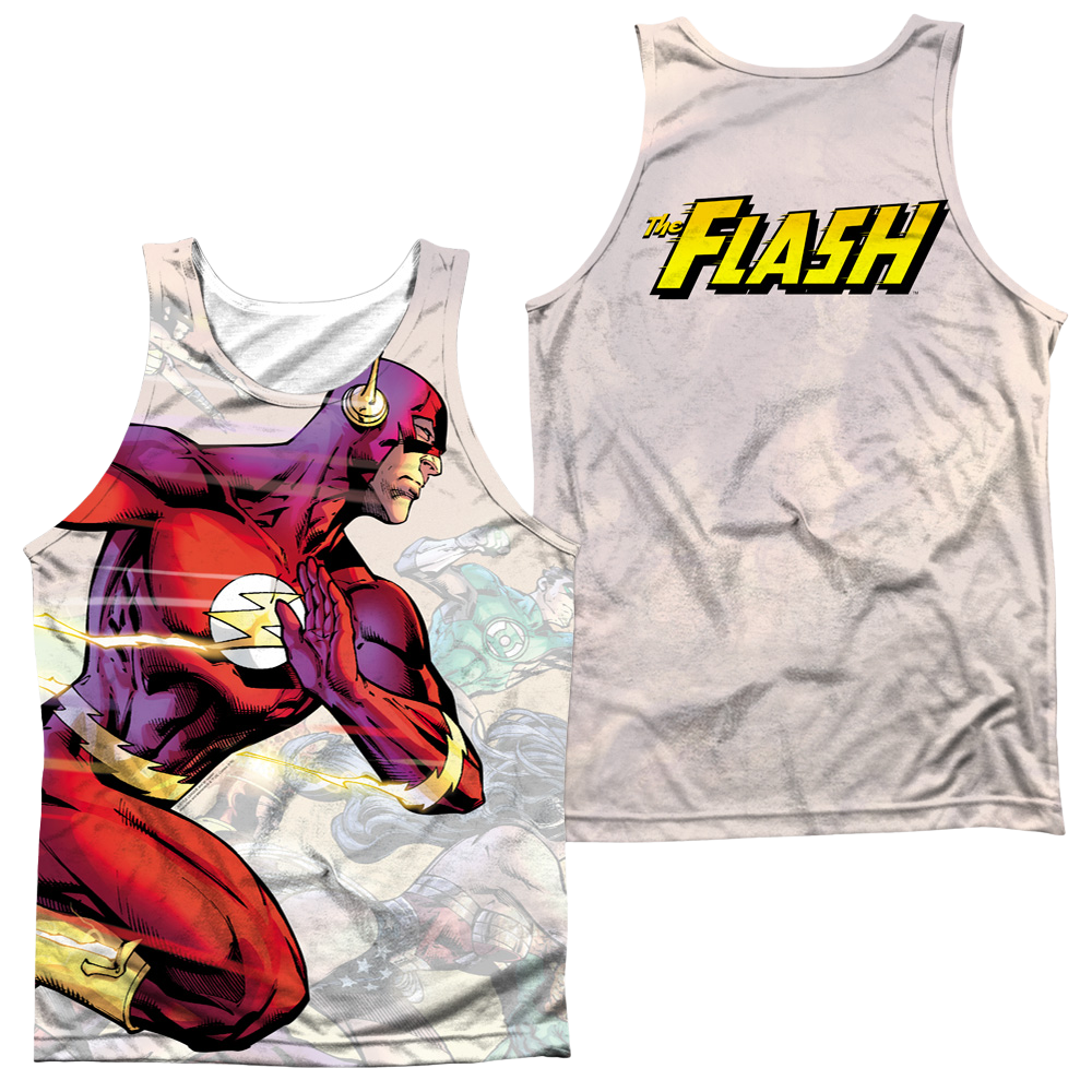 Justice League Taking The Lead Men's All Over Print Tank Men's All Over Print Tank Justice League