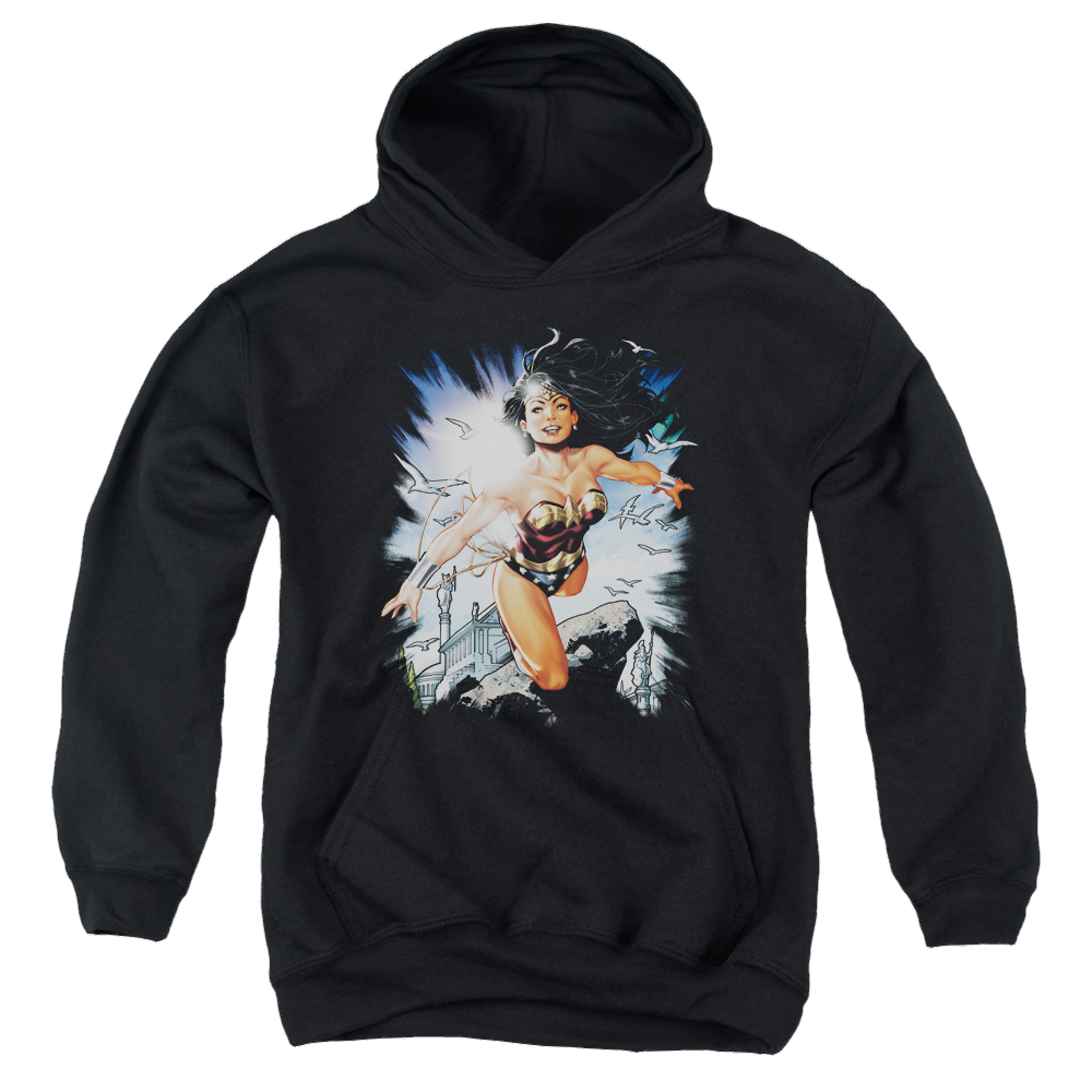 Wonder Woman Of Themyscira - Youth Hoodie Youth Hoodie (Ages 8-12) Wonder Woman