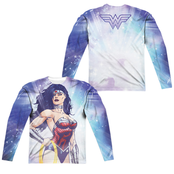 Wonder Woman Justice League Warrior Goddess men's all-over print long sleeve