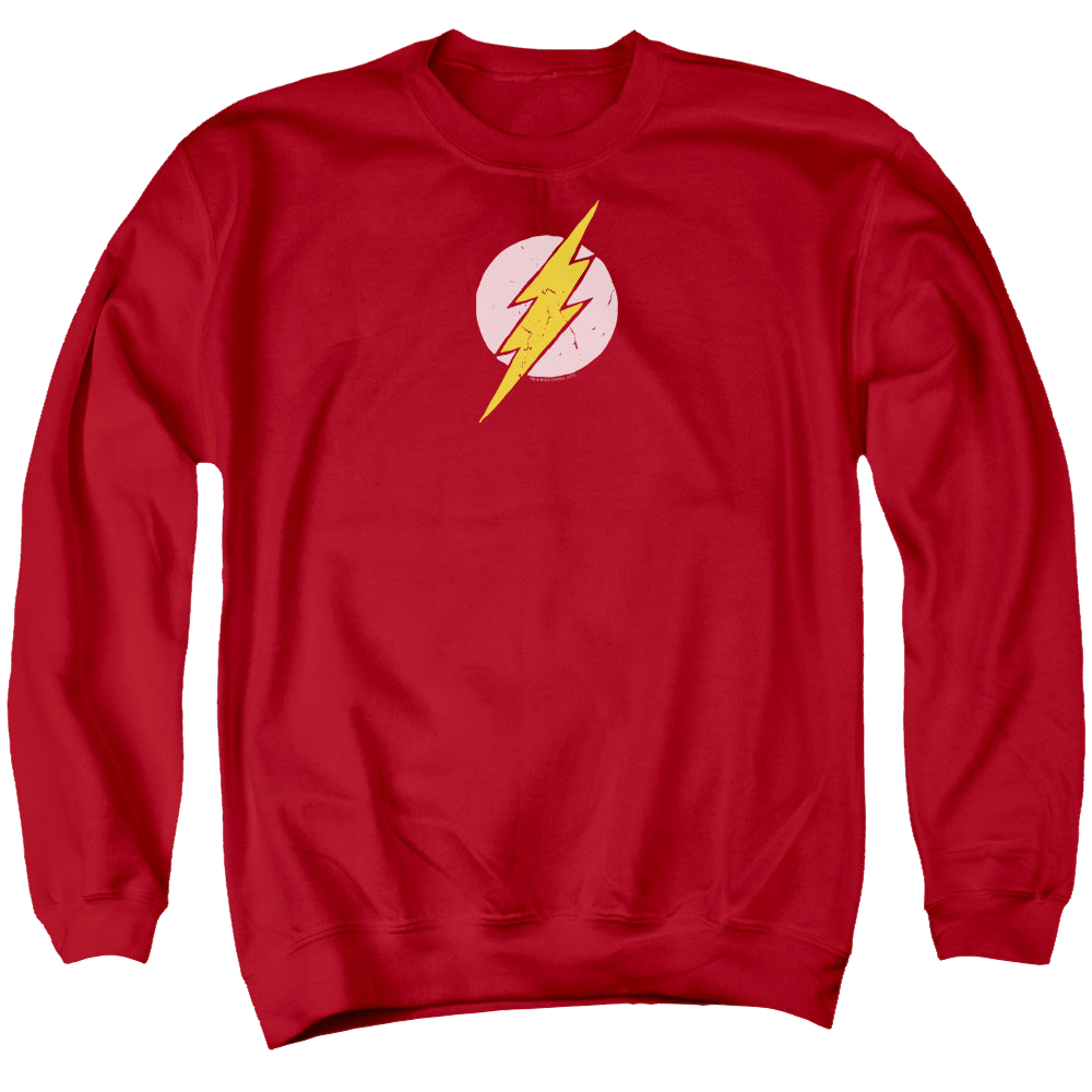 Flash, The Rough Flash - Men's Crewneck Sweatshirt Men's Crewneck Sweatshirt The Flash