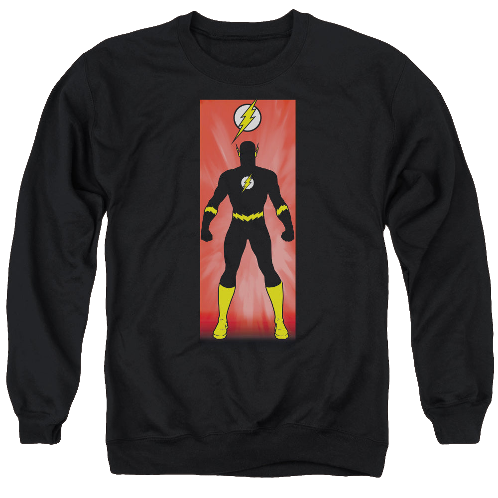 Flash, The Flash Block - Men's Crewneck Sweatshirt Men's Crewneck Sweatshirt The Flash