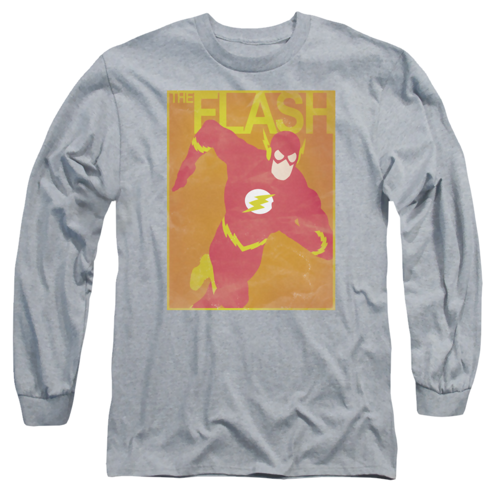Flash, The Simple Flash Poster - Men's Long Sleeve T-Shirt Men's Long Sleeve T-Shirt The Flash