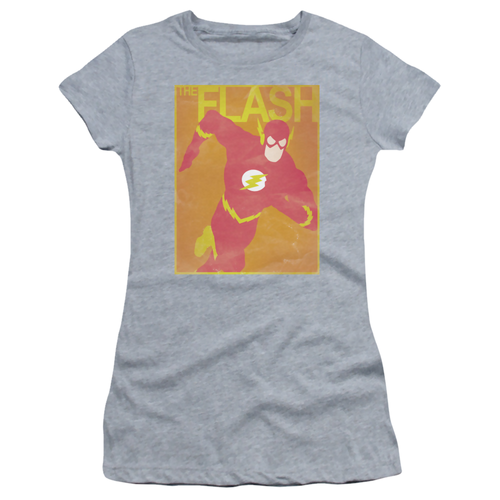 Flash, The Simple Flash Poster - Juniors T-Shirt Juniors T-Shirt The Flash