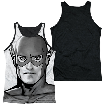 The Flash Bw Flash Head men's black back tank