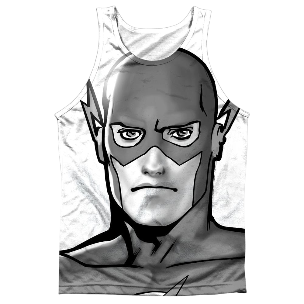 Flash, The Bw Flash Head - Men's All Over Print Tank Top Men's All Over Print Tank The Flash