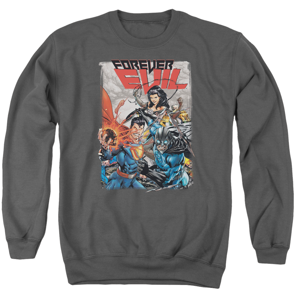 Justice League Crime Syndicate Men's Crewneck Sweatshirt Men's Crewneck Sweatshirt Justice League