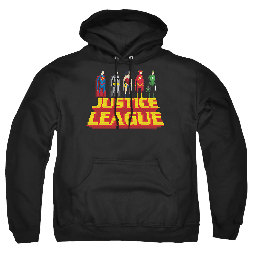 Justice League Standing Above Pullover Hoodie Pullover Hoodie Justice League