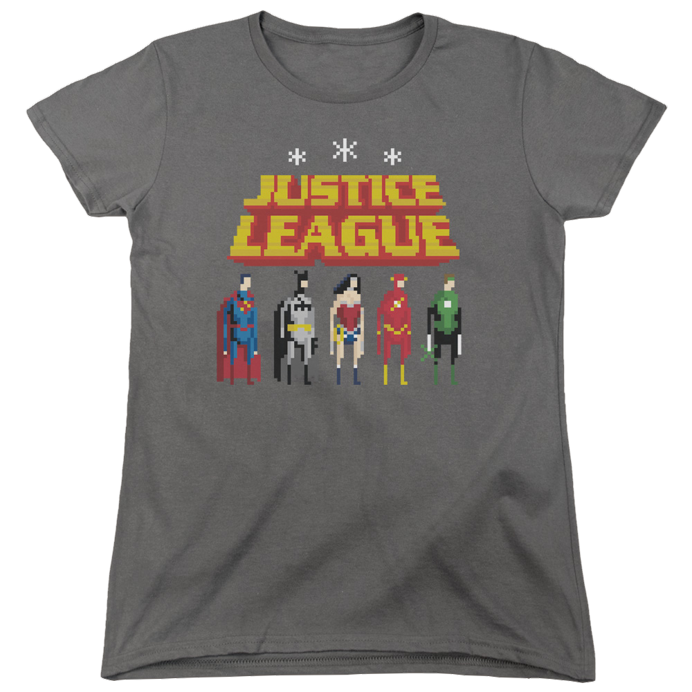 Justice League Standing Below Women's T-Shirt Women's T-Shirt Justice League