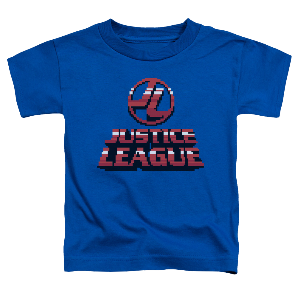 Justice League 8 Bit Jla - Kid's T-Shirt Kid's T-Shirt (Ages 4-7) Justice League