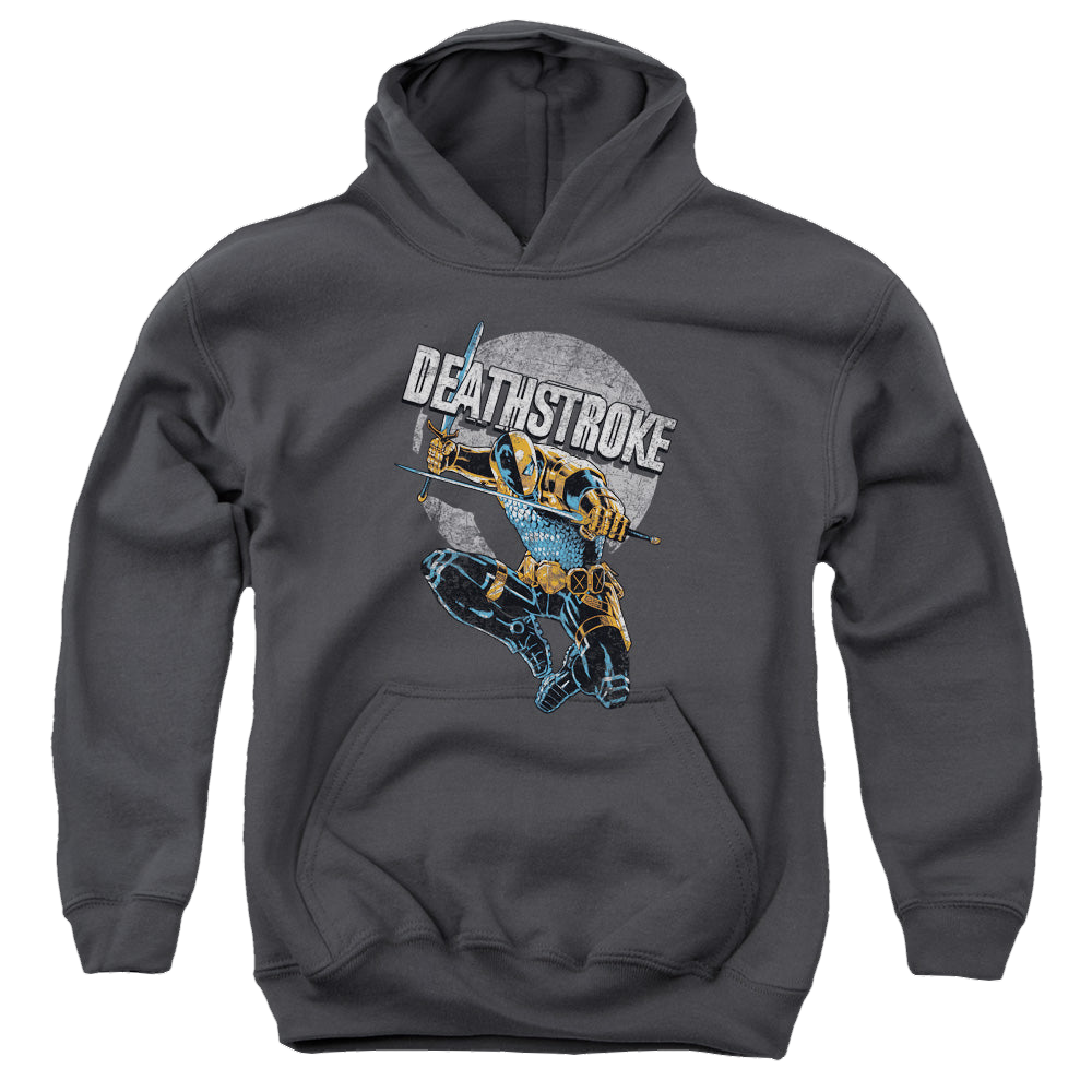 Deathstroke Deathstroke Retro - Youth Hoodie Youth Hoodie (Ages 8-12) Deathstroke