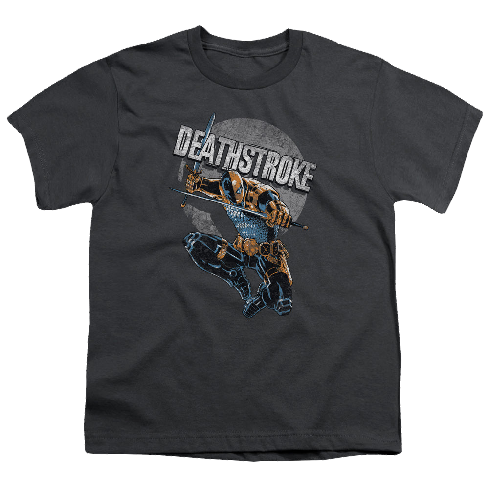 Deathstroke Deathstroke Retro - Youth T-Shirt Youth T-Shirt (Ages 8-12) Deathstroke
