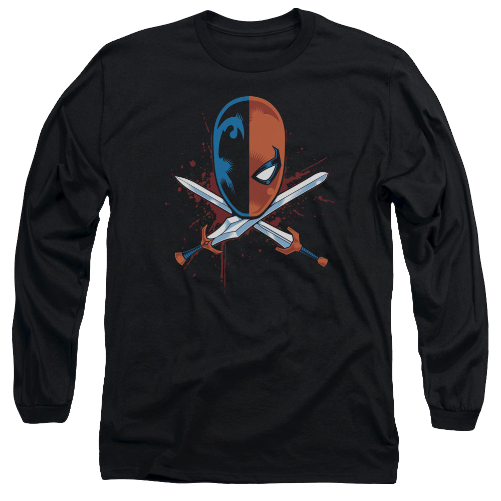 Deathstroke Crossed Swords - Men's Long Sleeve T-Shirt Men's Long Sleeve T-Shirt Deathstroke