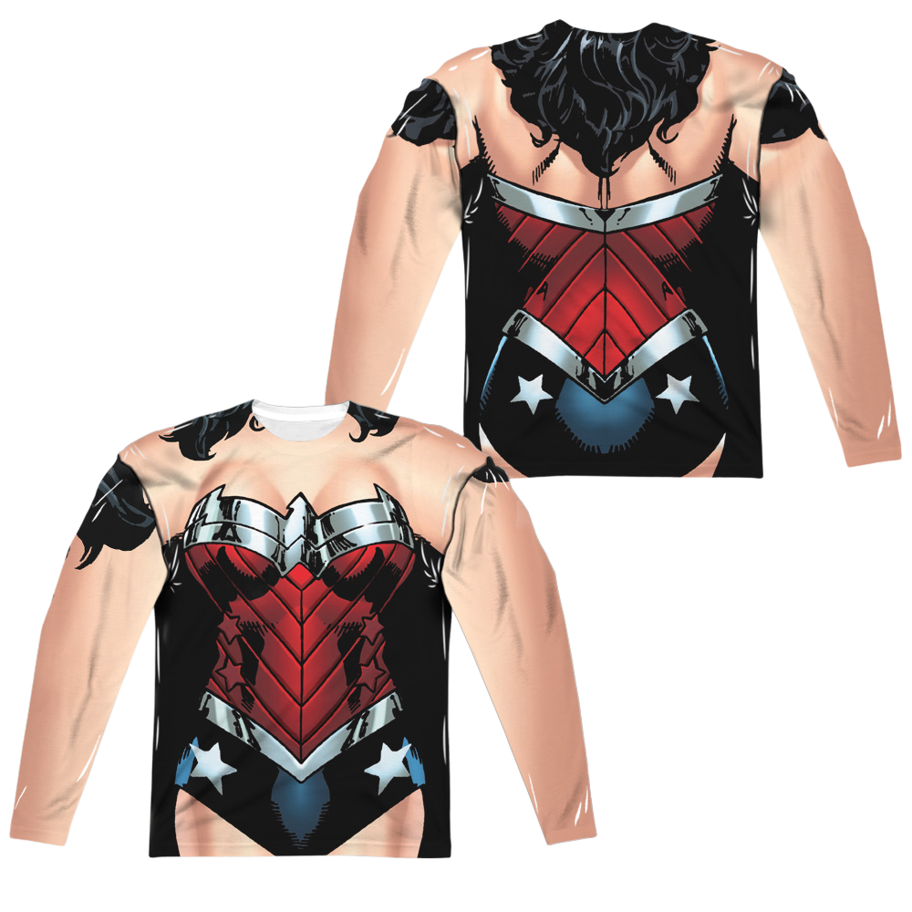 Justice League Wonder 52 Men's All-Over Print T-Shirt Men's All-Over Print Long Sleeve Wonder Woman