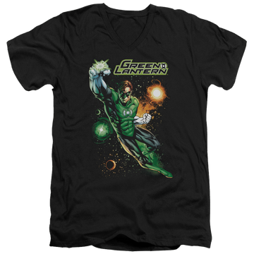 Green Lantern Galactic Guardian - Men's V-Neck T-Shirt Men's V-Neck T-Shirt Green Lantern