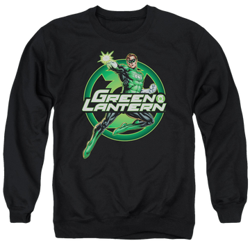 Green Lantern Lantern Glow - Men's Crewneck Sweatshirt Men's Crewneck Sweatshirt Green Lantern