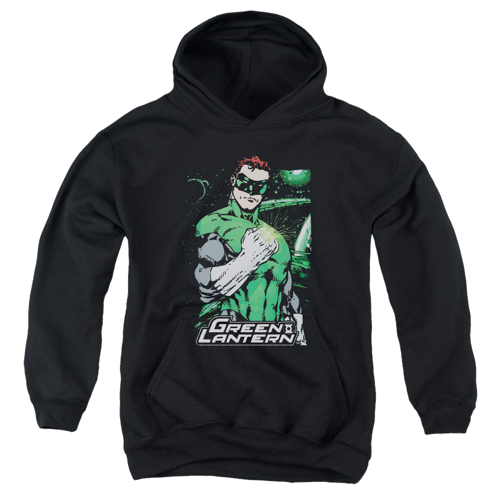 Green Lantern Fist Flare - Youth Hoodie Youth Hoodie (Ages 8-12) Green Lantern