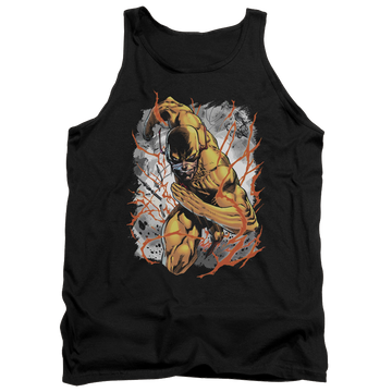 Black men's tank with The Flash Reversed graphic