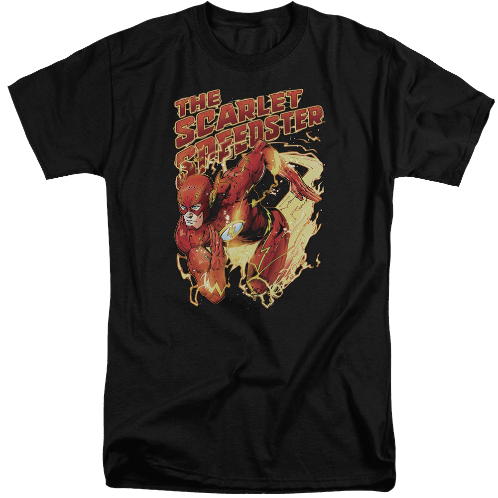 Flash, The Scarlet Speedster - Men's Tall Fit T-Shirt Men's Tall Fit T-Shirt The Flash
