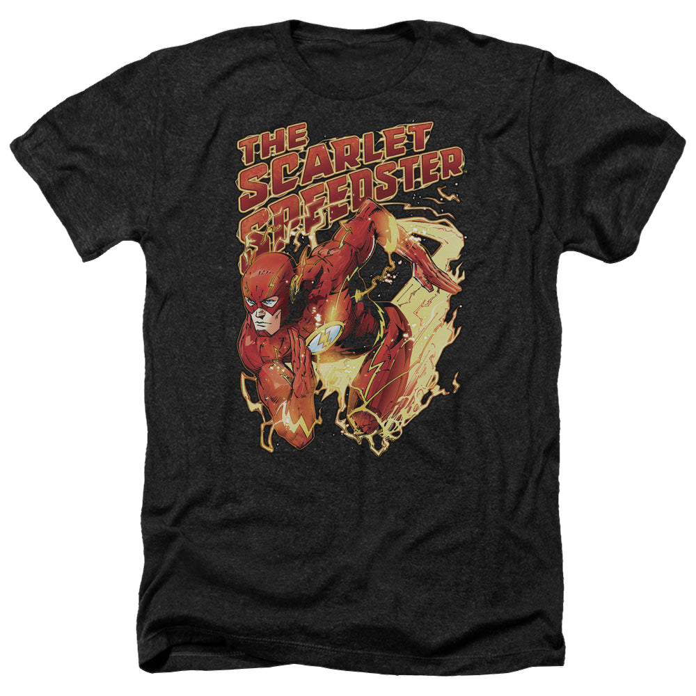 Flash, The Scarlet Speedster - Men's Heather T-Shirt Men's Heather T-Shirt The Flash