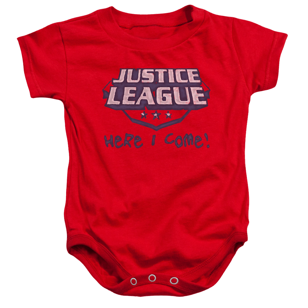 Justice League Here I Come - Baby Bodysuit Baby Bodysuit Justice League