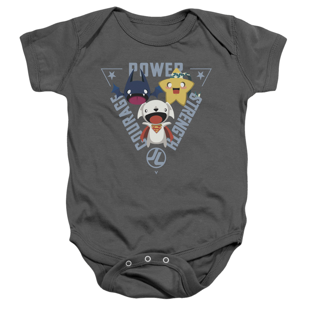 Justice League Power Trio - Baby Bodysuit Baby Bodysuit Justice League