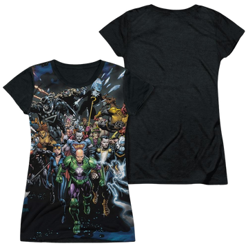 Justice League Forever Evil juniors black back t-shirt