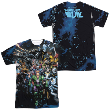 Justice League Forever Evil Men's All Over Print T-Shirt Men's All-Over Print T-Shirt Justice League