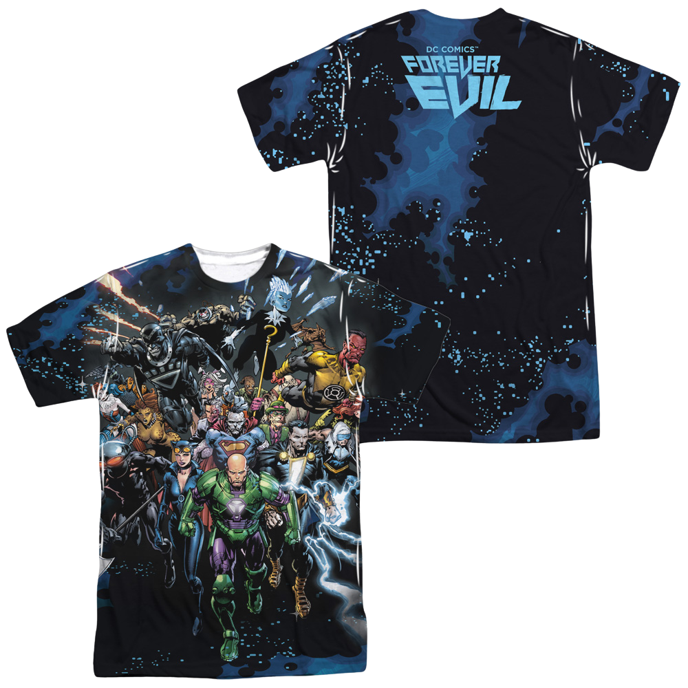 Justice League Forever Evil Men's All Over Print T-Shirt Men's All-Over Print T-Shirt Justice League