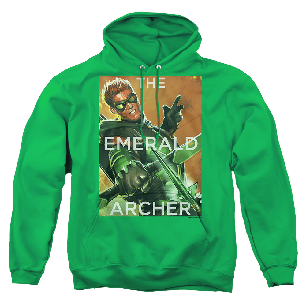 Green Arrow Trigger - Pullover Hoodie Pullover Hoodie Green Arrow