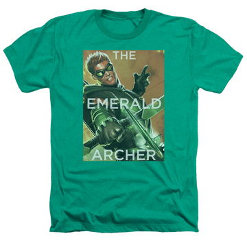 Green Arrow Trigger - Men's Heather T-Shirt Men's Heather T-Shirt Green Arrow