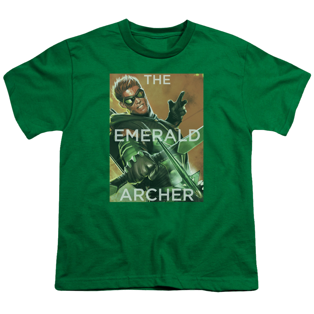 Green Arrow Trigger - Youth T-Shirt Youth T-Shirt (Ages 8-12) Green Arrow