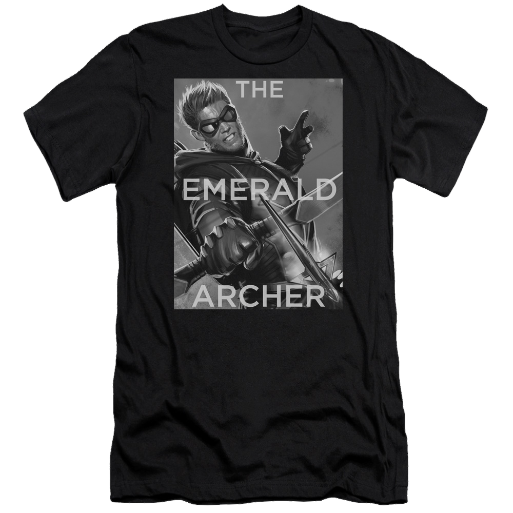 Green Arrow Trigger - Men's Premium Slim Fit T-Shirt Men's Premium Slim Fit T-Shirt Green Arrow
