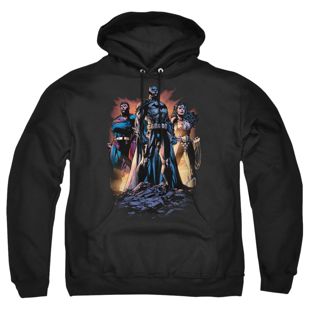 Justice League Take A Stand Pullover Hoodie Pullover Hoodie Justice League