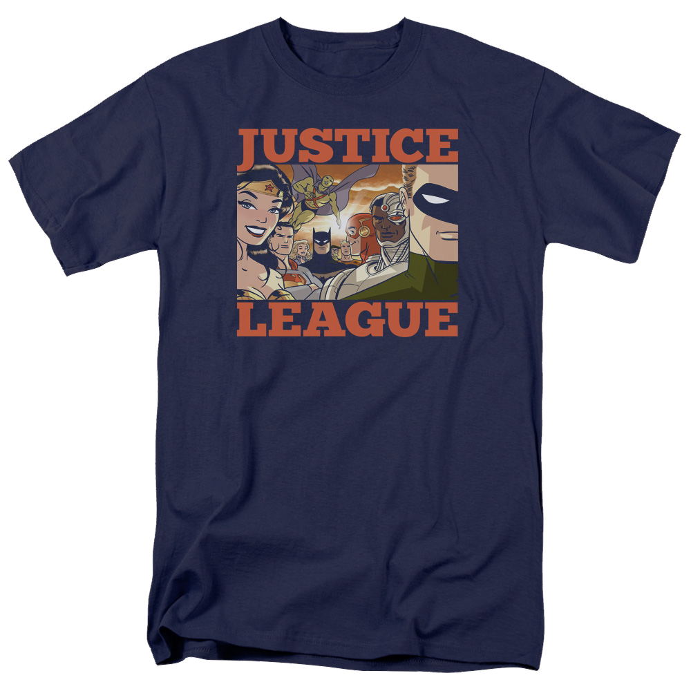 Justice League New Dawn Group Men's Regular Fit T-Shirt Men's Regular Fit T-Shirt Justice League