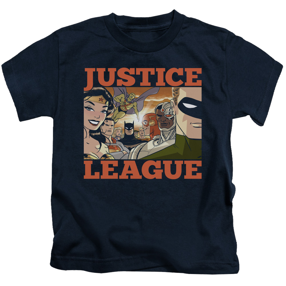 Justice League New Dawn Group - Kid's T-Shirt Kid's T-Shirt (Ages 4-7) Justice League